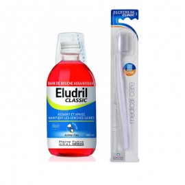 ELGYDIUM  PROMO PACK ELUDRIL Classic Στοματικό Διάλυμα 500ml & CLINIC Οδοντόβουρτσα 15/100 Extra Soft με 1€