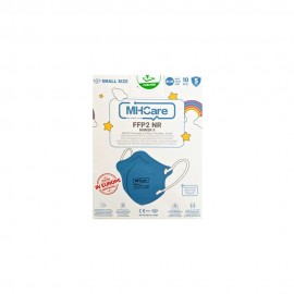 MHCARE Μάσκα Υψηλής Προστασίας Παιδική FFP2 NR Μπλε 10 τεμάχια