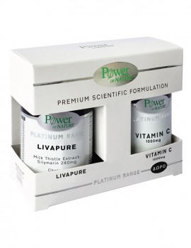 POWER HEALTH Platinum Livapure 30tabs + Δώρο Vitamin C 1000mg 20tabs