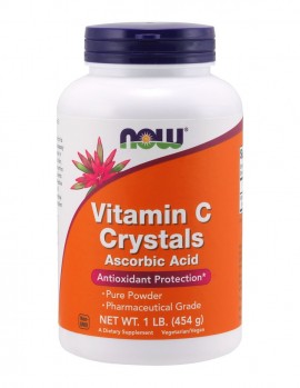 Now Vitamin C Crystals Ascorbic Acid Powder  227gr