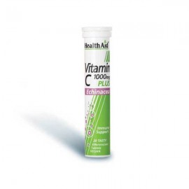 Health Aid Vitamin C 1000mg & Echinacea 20tabs eff.