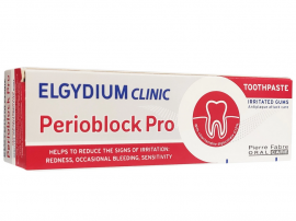 ELGYDIUM Clinic Perioblock Pro Οδοντόπαστα που Καταπραΰνει τα Ούλα & Προστατεύει τα Δόντια, 50ml