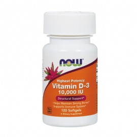 NOW  Vitamin D3 10000iu 120softgels