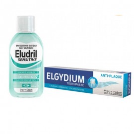 Eludril Promo Protect Mouthwash 500ml & Elgydium Antiplaque Toothpaste 75ml -50% στο 2ο Προϊόν