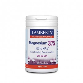 Lamberts Magnesium 375 Συμπλήρωμα - 4 Σημαντικότερες Μορφές Αλάτων Μαγνησίου 180 tabs
